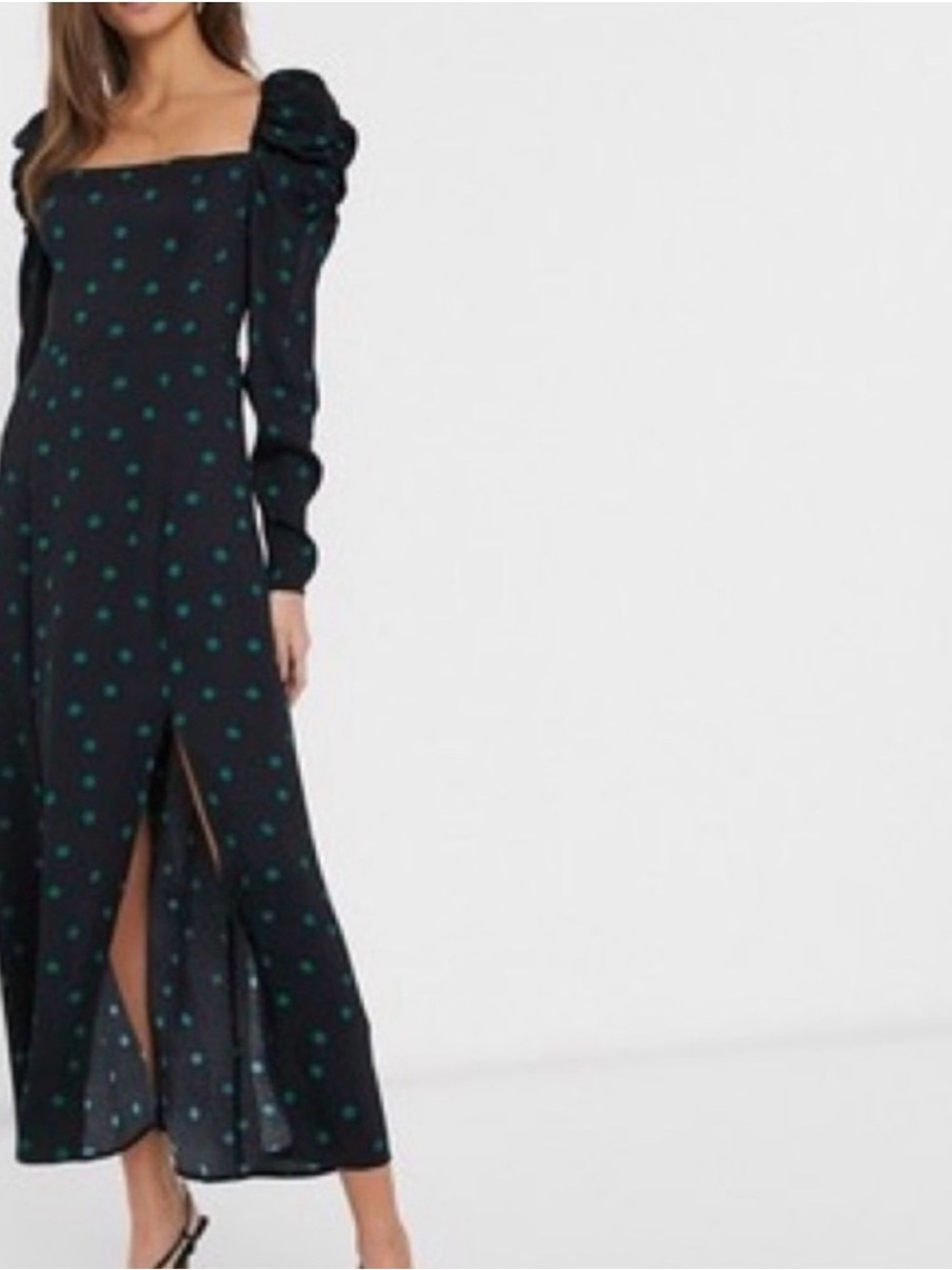 & Other Stories Polka Dot Maxi Dress